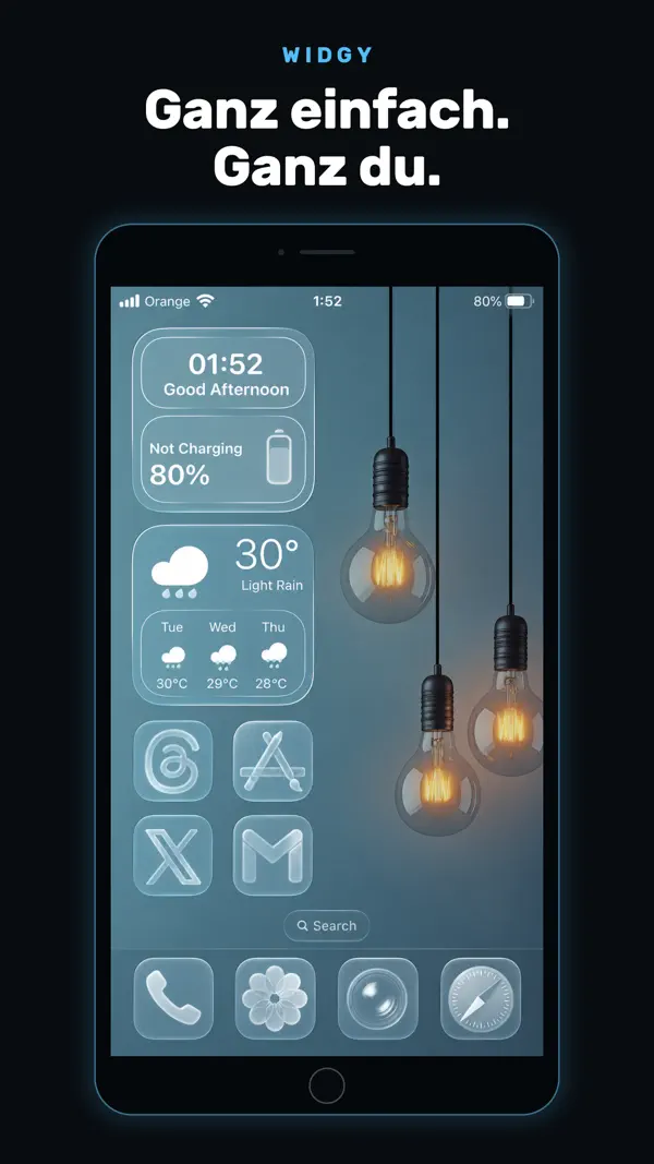 Widgy Widgets iPhone App Screenshot 5 – Grafik & Design