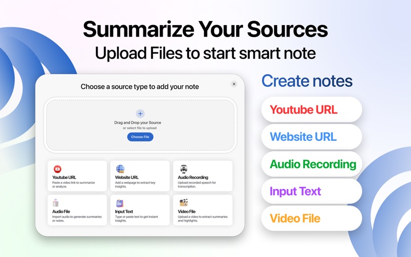 AI Notebook - Smart Note Taker iPhone screenshot