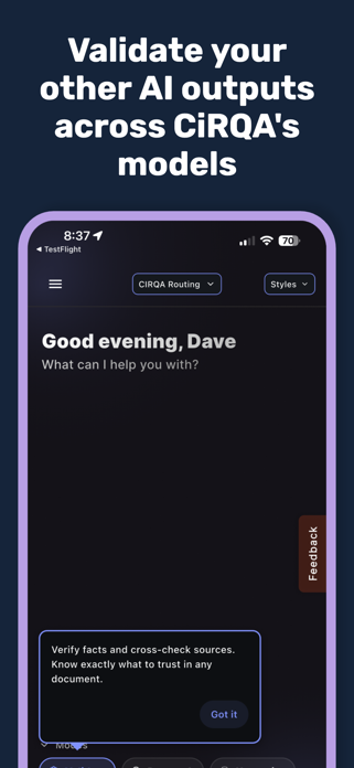 CIRQA AI Screenshot 4 of 5