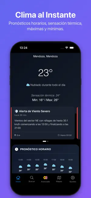 Contingencias: Clima y Granizo iPhone screenshot 1