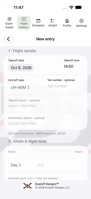 APART: Flight Logbook screenshot 7 of 10