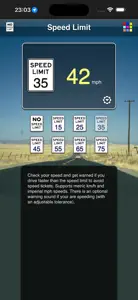 Speed Limit App screenshot #2 for iPhone