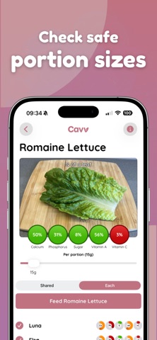 Cavv: Guinea Pig Food Diary screenshot