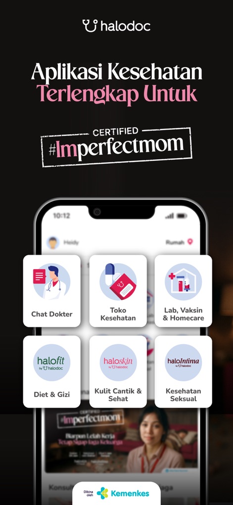 Halodoc: Doctor & Medicine - L'application centralise des services essentiels comme le "Chat Docteur" et la "Pharmacie en ligne", offrant un accès rapide aux soins de santé quotidiens.