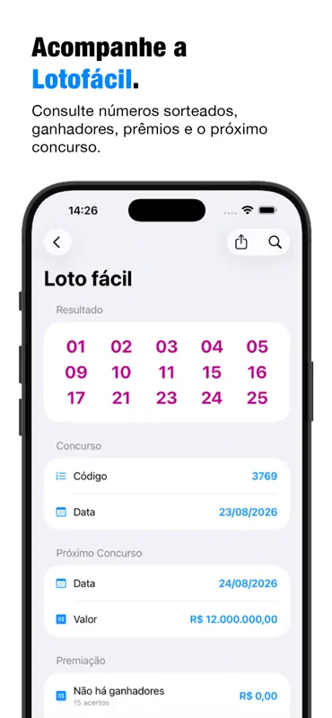 Loterias Brasil: Resultados screenshot 8 of 9