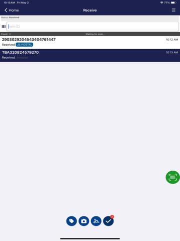 LogisticsOS iPad screenshot