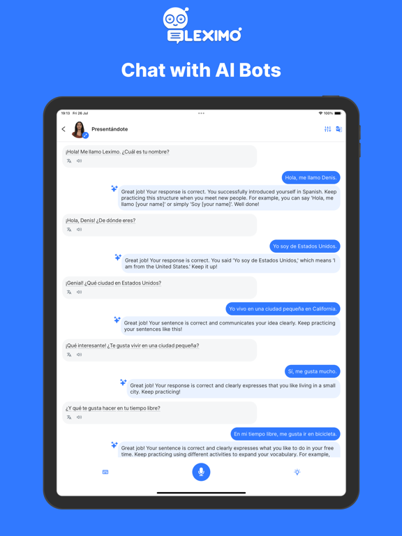 Speak Languages - Leximo AI