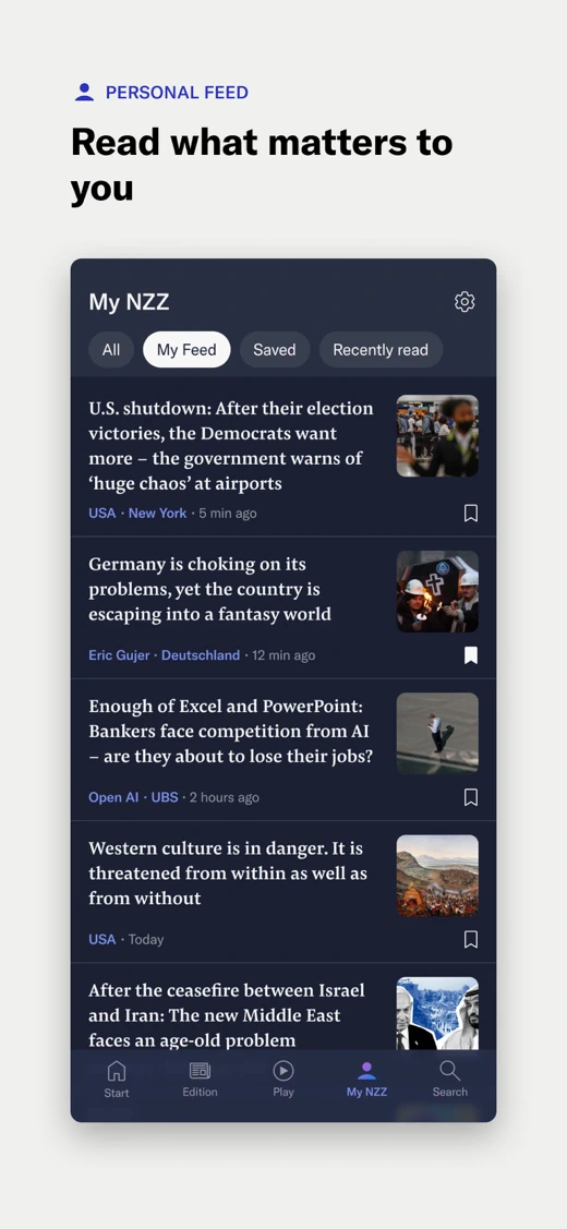 NZZ News screenshot 6