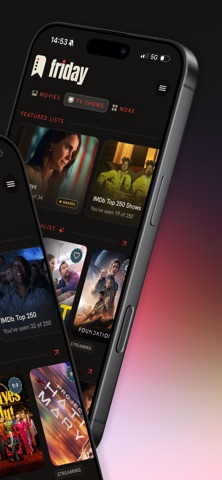 Friday: Movie & TV Recs iPhone screenshot 2