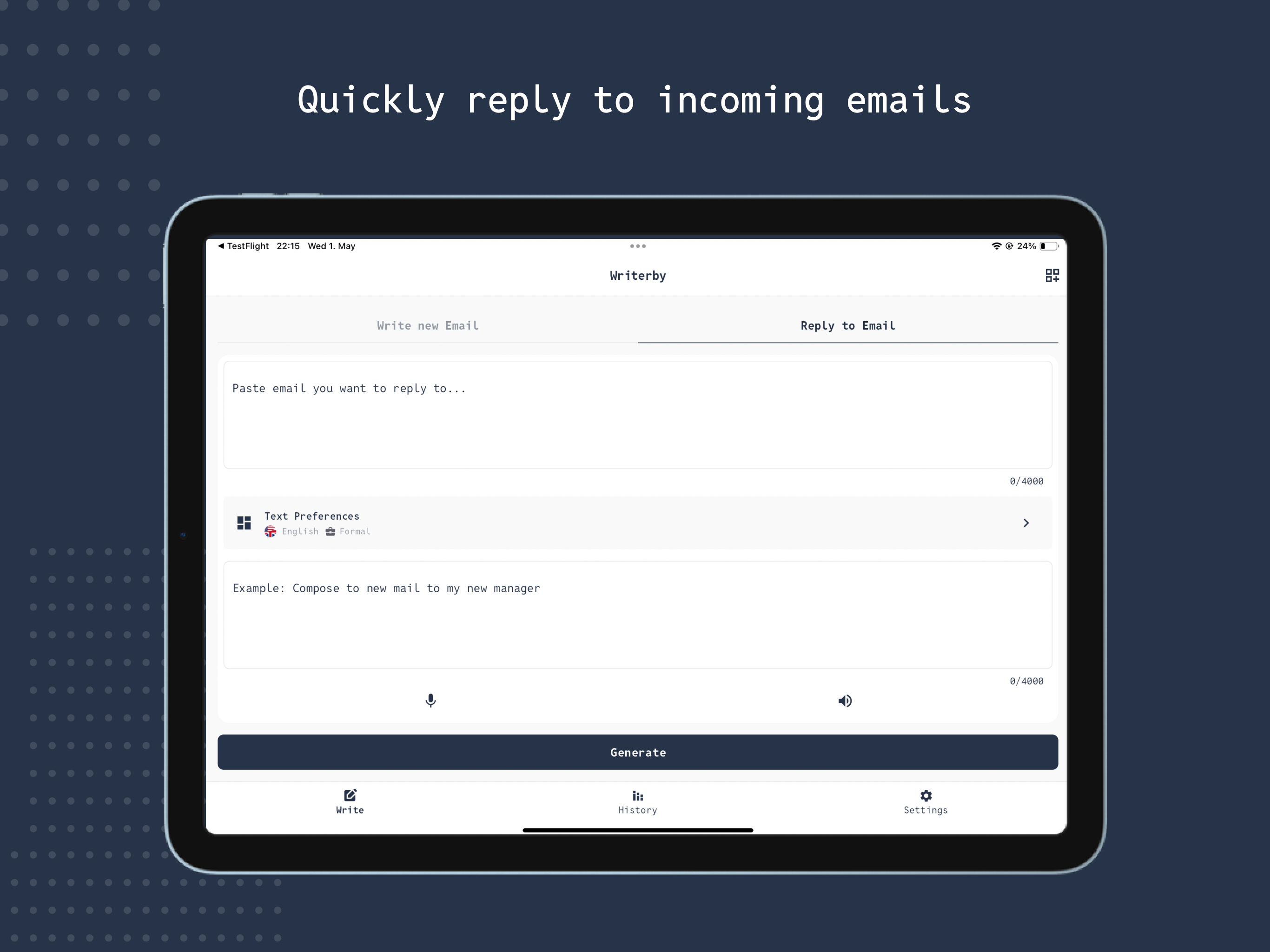 AI Email or Message - Writerby screenshot 10