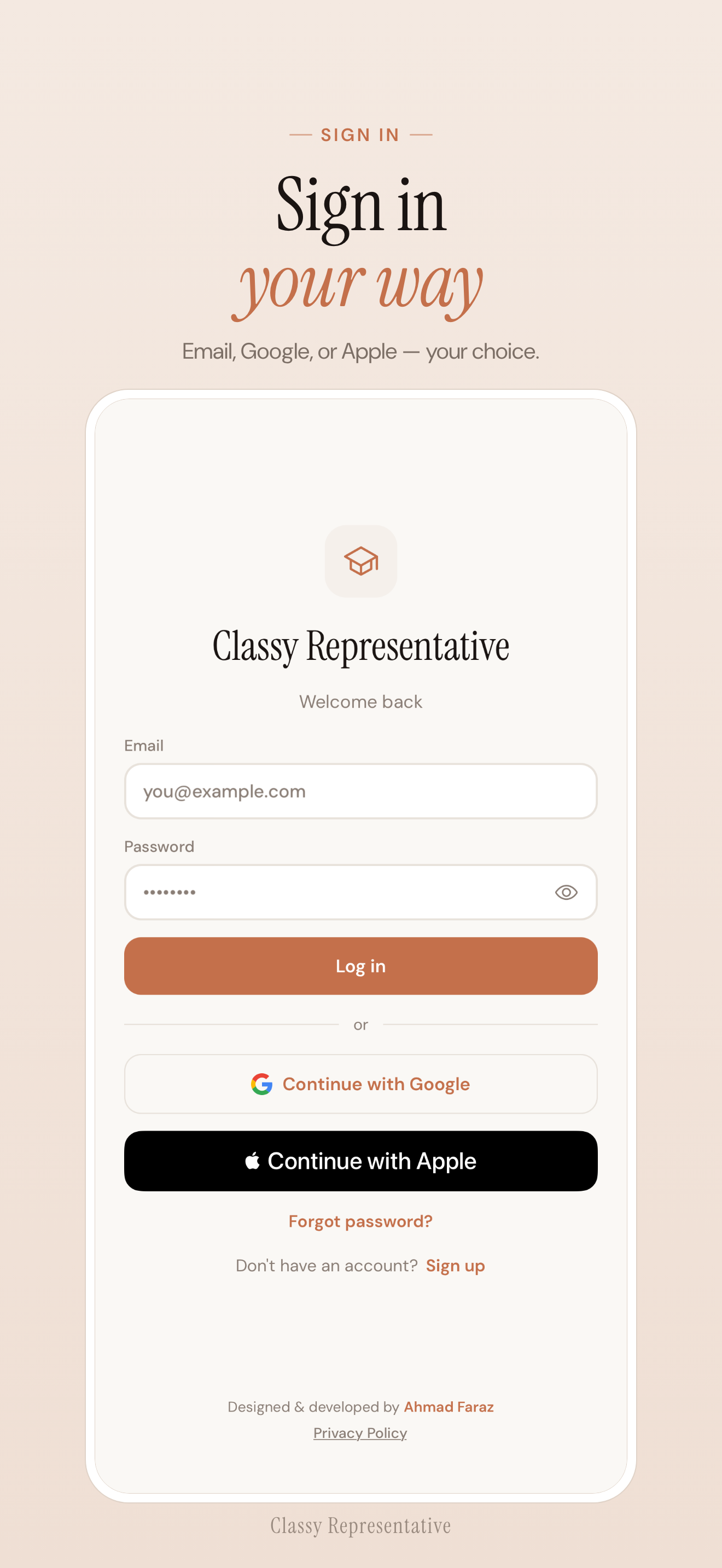Classy Representative screenshot 8
