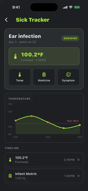 Burp Baby Tracker screenshot 2