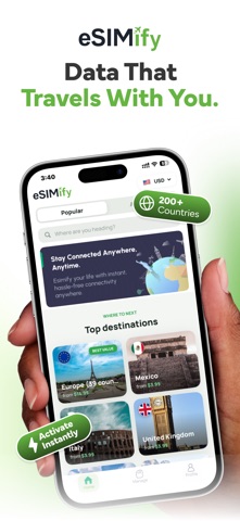 eSIMify Screenshot 1 of 7