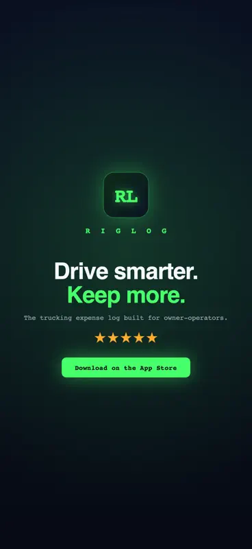 RIGLOG: Trucking Expense Log screenshot 10 of 10
