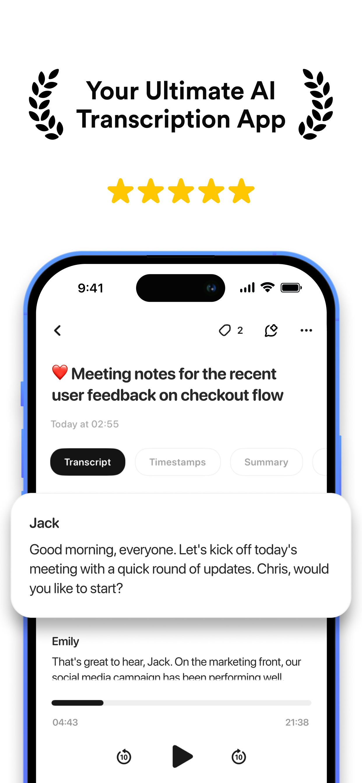 AI Transcribe - Voice to Text