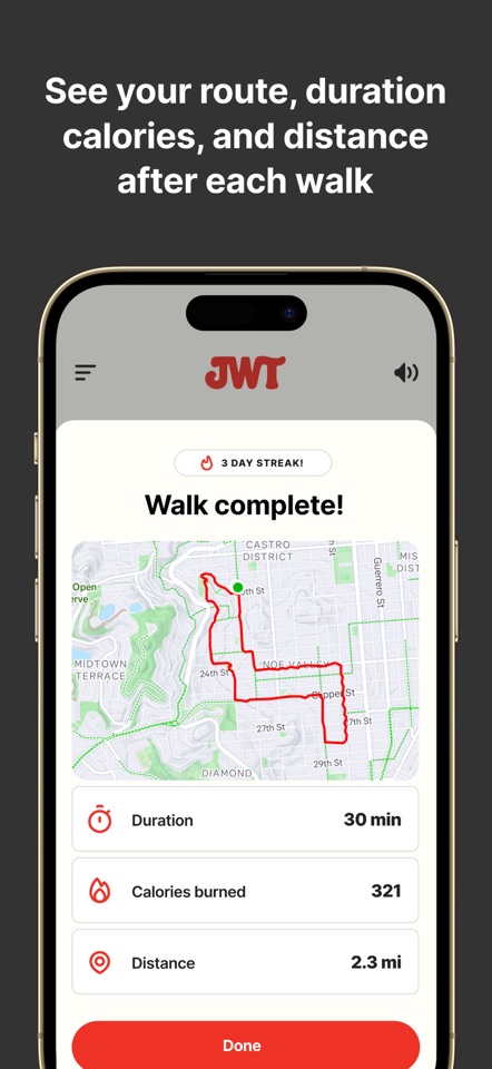 JWT – Japanese Walking Timer screenshot 3