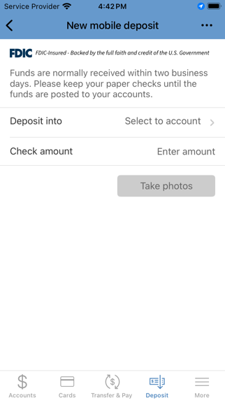 Citizens Bank & Trust Co. Mob. Screenshot