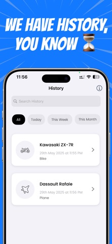 Vehicle Identifier: AI Scanner iPhone screenshot