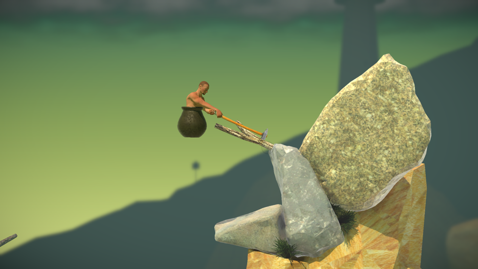 #1. Getting Over It+ (iOS) 由: Bennett Foddy