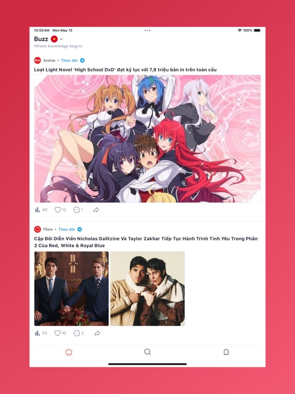 Buzz: AI-driven feed