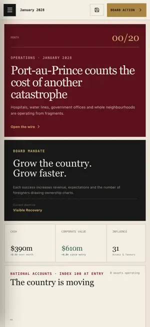 Corporate Nations: Haiti screenshot 3