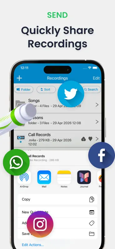 Voice Memos & Sound Recorder screenshot 6 of 8