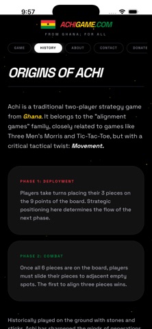 Achi Game App screenshot