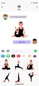 Yoga Sticker & Meditation Pack screenshot #4 for iPhone