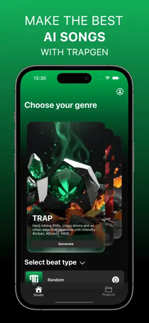 TrapGen: AI Music & Beat Maker screenshot 1