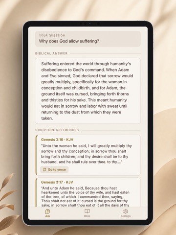 Seeking Scripture iPad screenshot