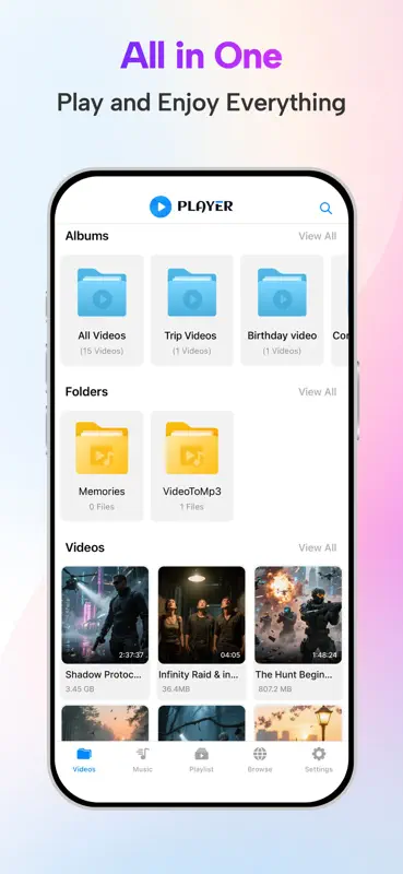 Video Player - All in One screenshot 2 of 6