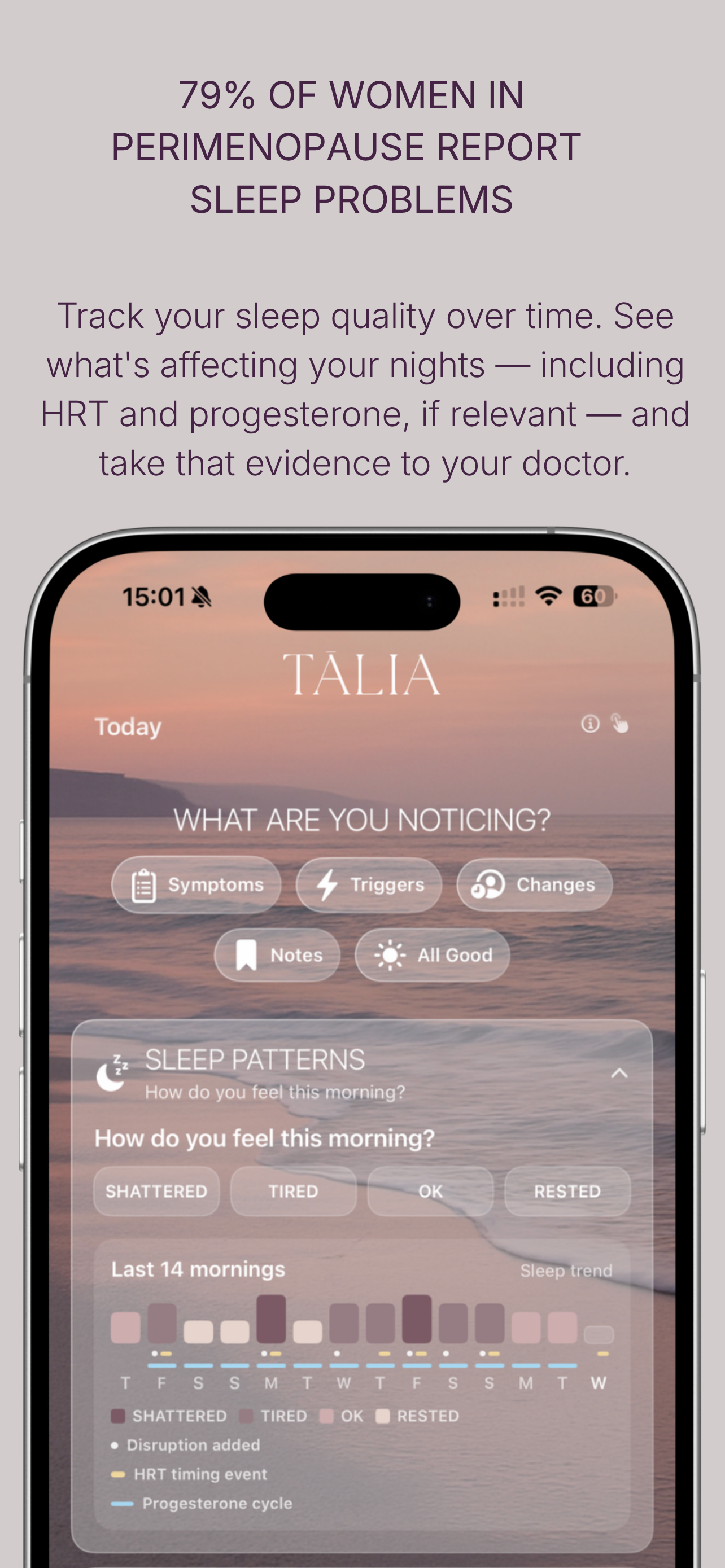 TALIA: Menopause & HRT Tracker