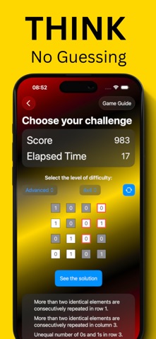 Binary Logic: Takuzu Screenshot 2 of 5