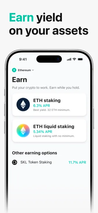 MEW Wallet・Stocks and Cryptoのスクリーンショット（6/7）