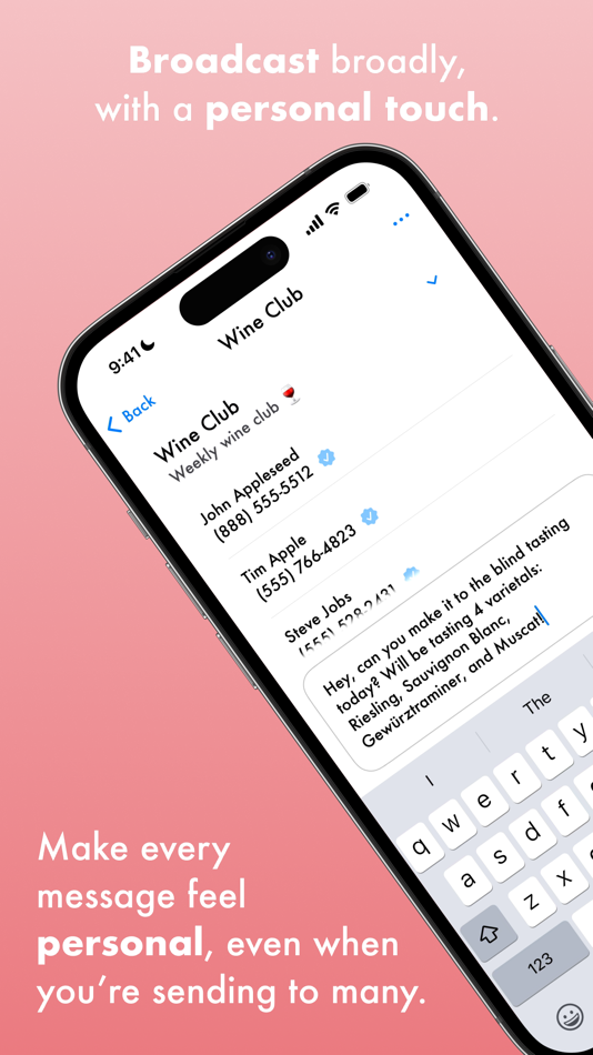 #1. Broadcast Buddy– mass messages (iOS) 게시자: Aire Atelier LLC