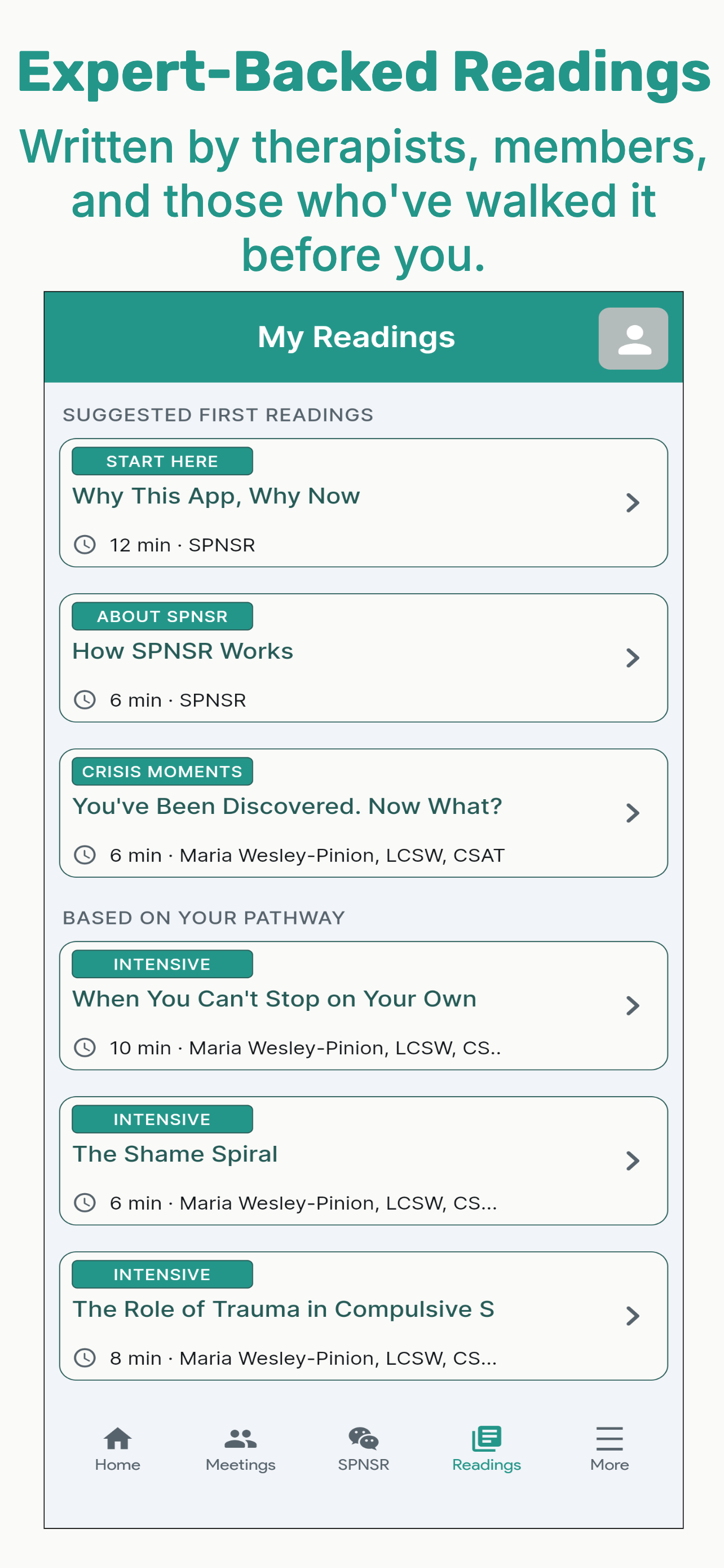 SPNSR: Recovery Companion screenshot 6