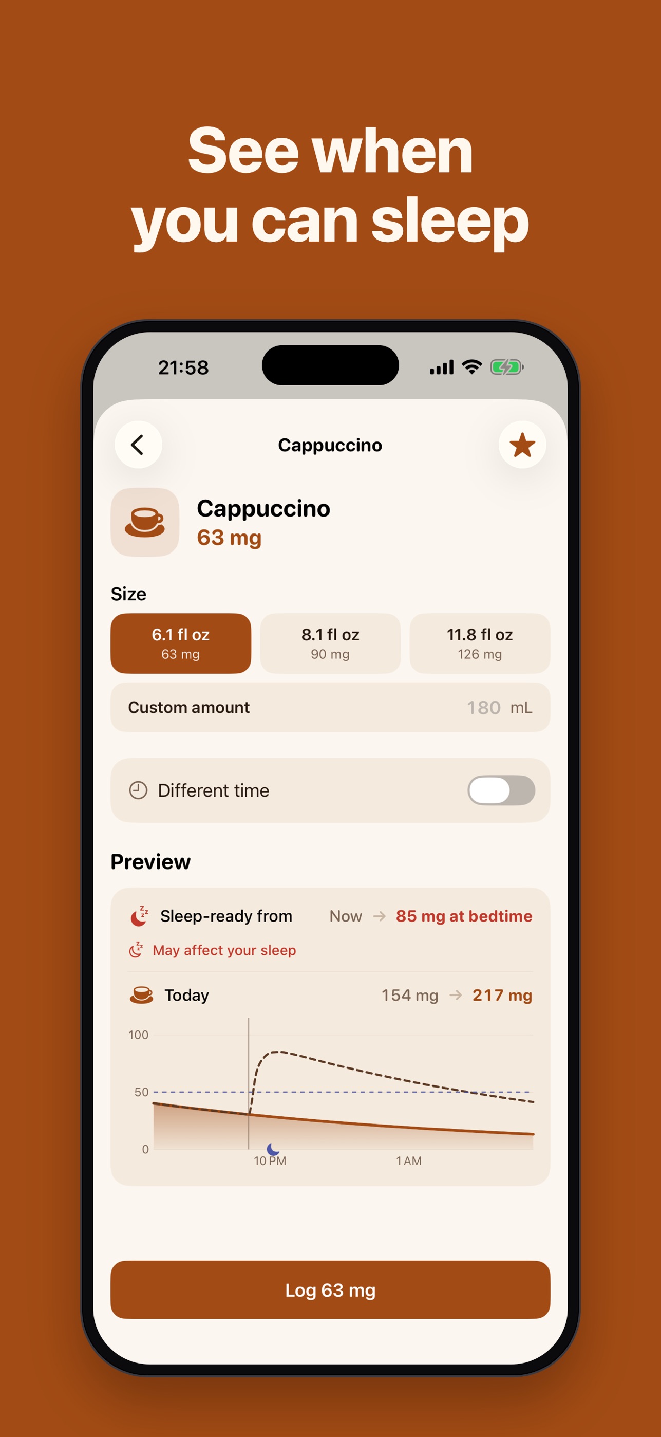 Screenshot 3 of Caffeine Tracker: Kaffa