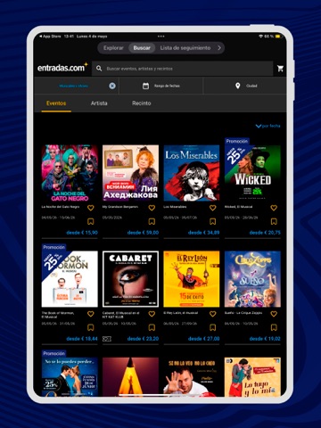entradas.com - Compra entradas iPad screenshot 2