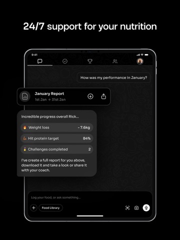 CalCoach: Nutrition Coaching iPad screenshot 2