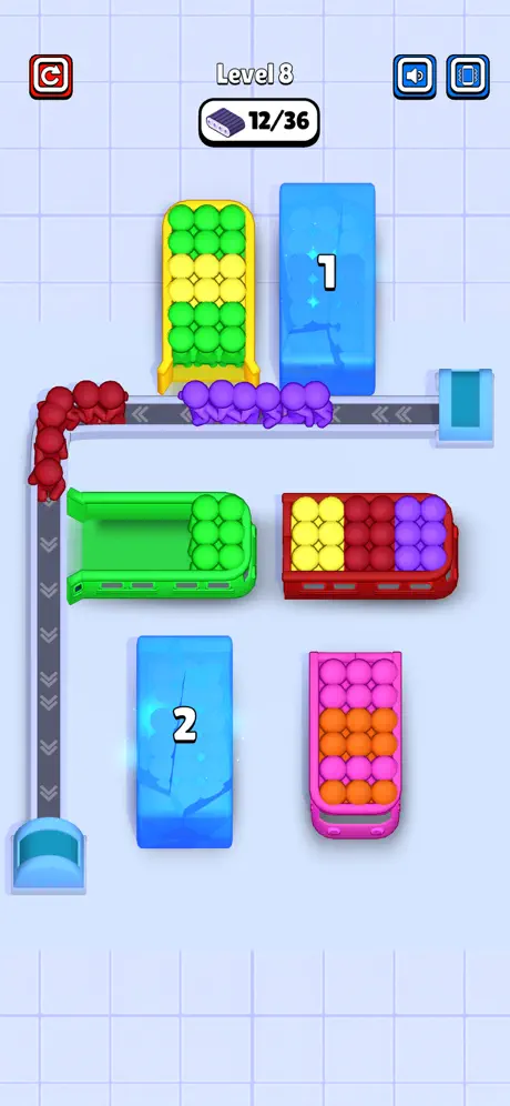 Crowd Flow 3D! screenshot 2