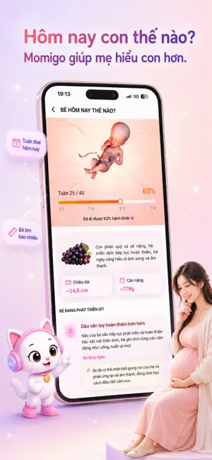 Momigo: Mẹ Bầu & Nuôi Con iPhone screenshot 2