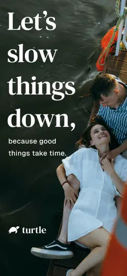 Turtle: Slow Dating App & Chat iPhone Ekran Görüntüsü 1