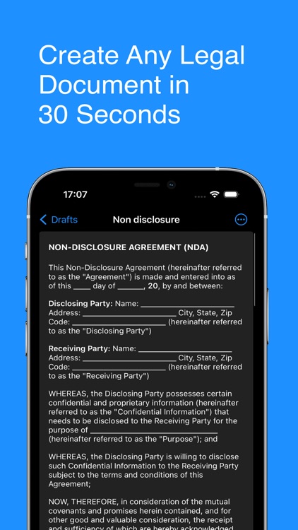 Contract Maker: Legal Draft