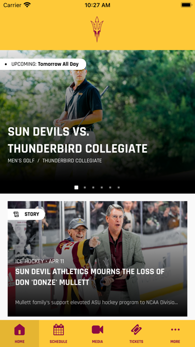 Sun Devil Athletics Gameday Screenshot