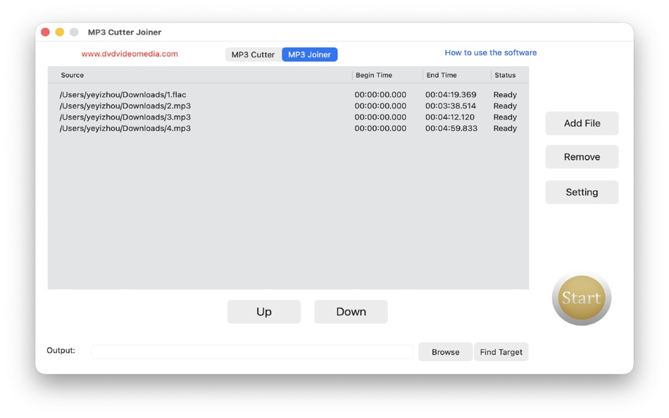 #4. MP3 Cutter Joiner:Lossless (macOS) 由: 一舟 叶
