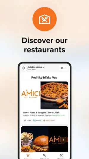Amici Pizza & Burgers screenshot 1