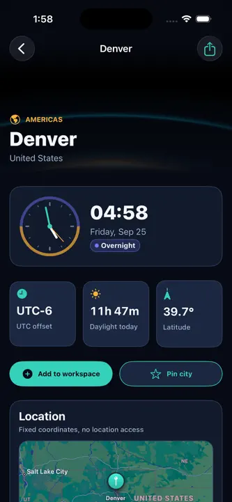 ChronoPulse: World Timezone screenshot 6