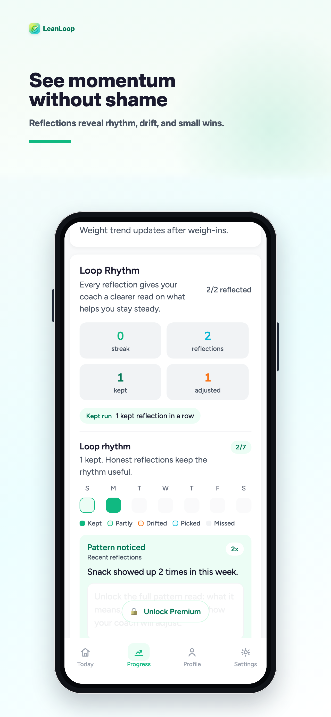 LeanLoop Weight Loss Coach screenshot 6