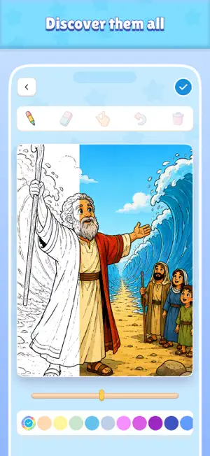 Bible coloring book for paint screenshot 4