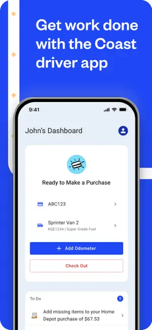Coast: Smart Fuel Cards screenshot 1
